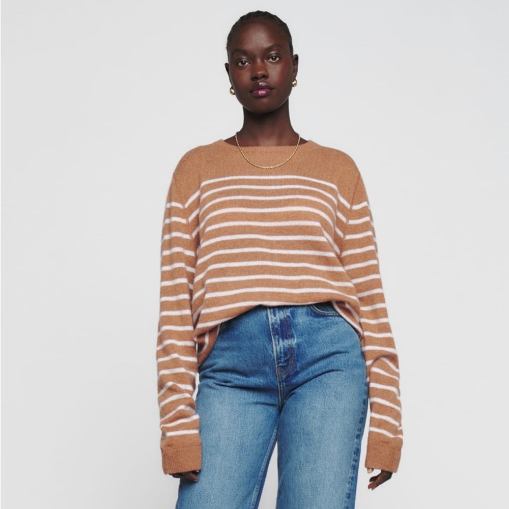 Reformation Cashmere Boyfriend Sweater Size Small